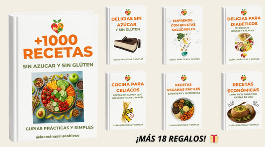 Cocina Saludable +1.000 Recetas Para Sentirte Liviano y Feliz +18 Bonos 🎁